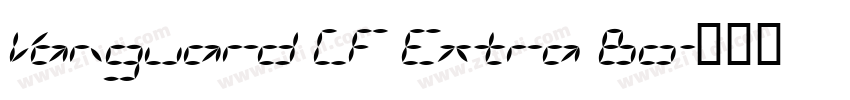 Vanguard CF Extra Bo字体转换